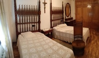 Dormitorio vintage madera