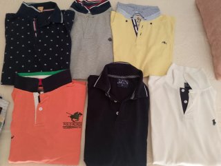 Lote 6 polos hombre