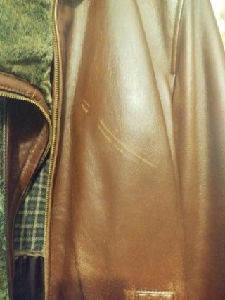 Chaqueta 3/4 Piel Auténtica Marrón 48