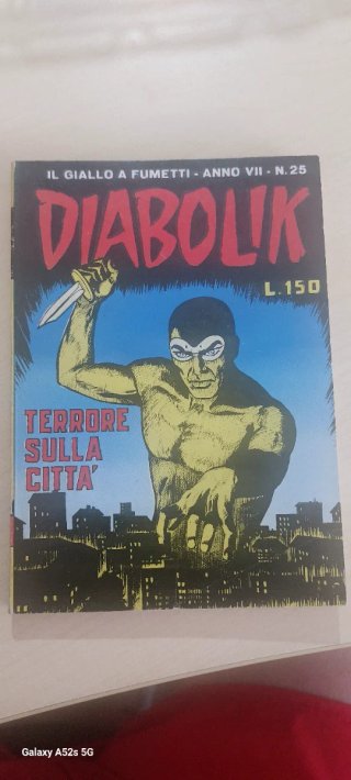 Diabolik inediti originali anno 1968
