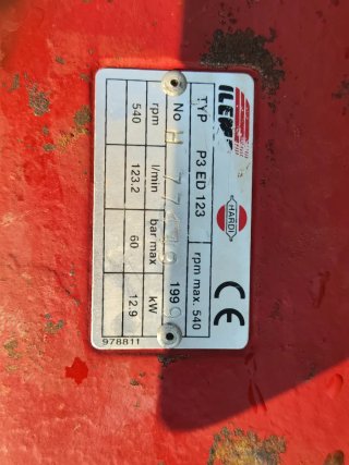 Bomba de pistones Ilemo mod. P3 ED 123