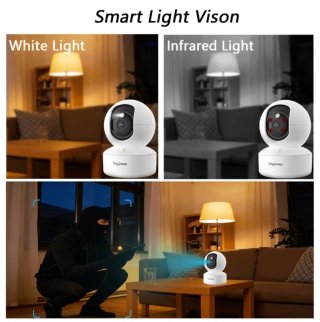 Pack de 2 cámaras WiFi con sensor de Movimiento