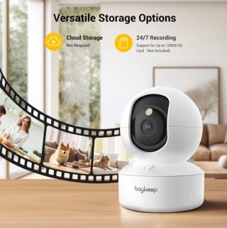 Pack de 2 cámaras WiFi con sensor de Movimiento