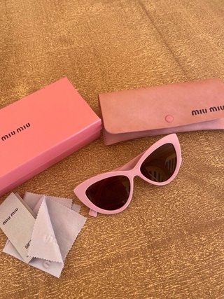 Gafas de Sol Estilo Cat Eye Pasta Rosa