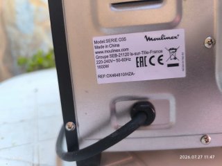 Horno eléctrico Moulinex