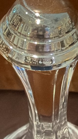 CAMPANA CRISTAL CON PLATA