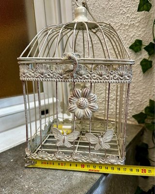 Jaula decorativa vintage pequeña