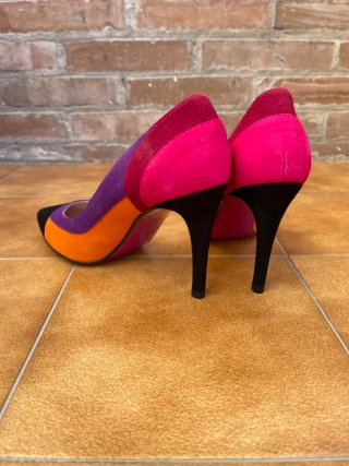 Zapatos Piel ANGARI Multicolor Nuevos