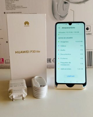Huawei P30 lite 6GB RAM 128GB ROM Negro