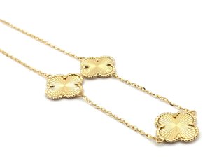Gargantilla Oro 18K tipo Van Cleef Alhambra