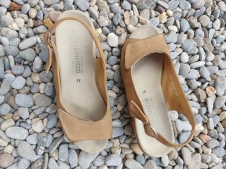 Sandalias Mephisto Beige camel Talla 37