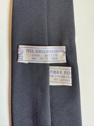 Cravatta Slim Vintage Bernasconi 1966