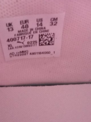 Zapatillas Puma Rosa Palo y Azul Talla 48 piel