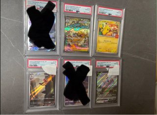 Lote 6 Cartas Pokémon PSA 10 Japonés