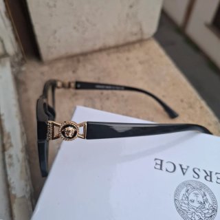 Occhiali da vista Versace neri e oro