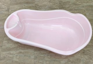 Bañera bebé rosa