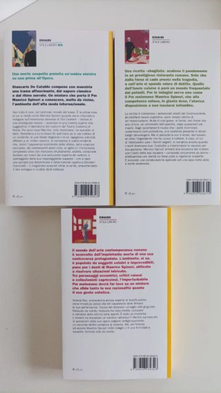 Set 3 libri nuovi di Giancarlo de Cataldo.