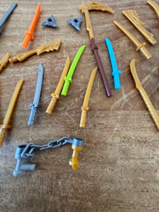 Pack armas Ninjago Lego - Originales!