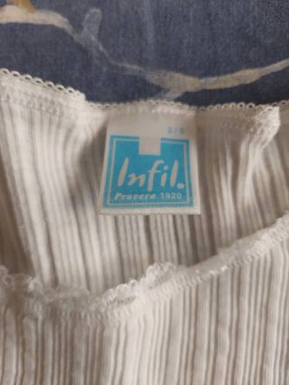 Set 3 canotte intime donna bianche tg. 3/S (it 42)