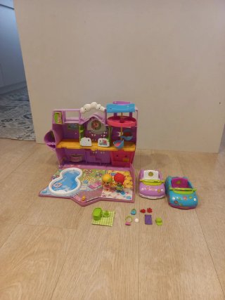 Lote Pinypon: Casa, Coches y Muñecas