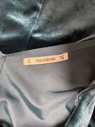 Vestido lencero terciopelo