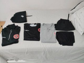 Uniforme FAF Negro y Gris y su mochila