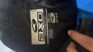 Pantalón moto niño OXE azul y negro