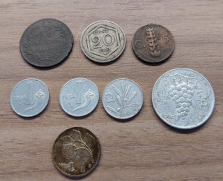Lotto 8 monete Regno d'Italia e Repubblica