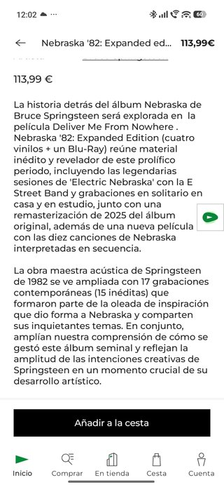 Bruce Springsteen Nebraska 4 CD + Blu-Ray