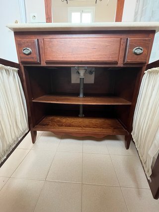 Mueble cuarto de baño 80 cm y espejo