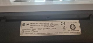 Microondas LG Blanco Grill