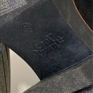 Talla 38 - Botas altas suela track negras