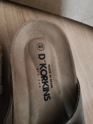 Sandalias D'Korkins Talla 40 Beige