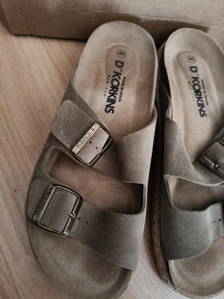 Sandalias D'Korkins Talla 40 Beige