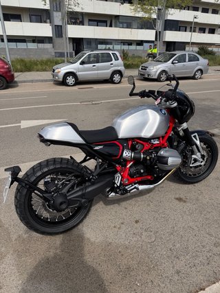 BMW R nineT 1200 Plata y Roja