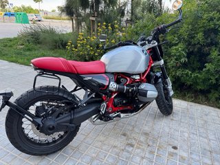 BMW R nineT 1200 Plata y Roja