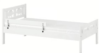 Cama infantil 80x170 con barrera y colchón