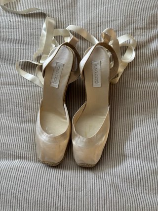Alpargatas Novia Rosa Clará Beige