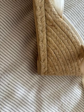 Alpargatas Novia Rosa Clará Beige