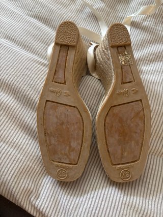 Alpargatas Novia Rosa Clará Beige