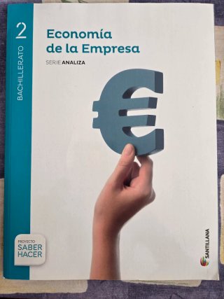 Economía de la empresa, Bachillerato 2 serie An...