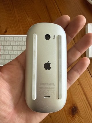 Teclado y Ratón Apple Plata/Blanco