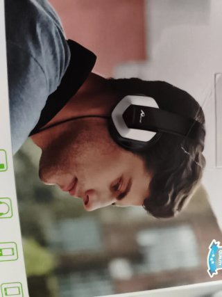 Auriculares Awei HP-71 Negro/Plata