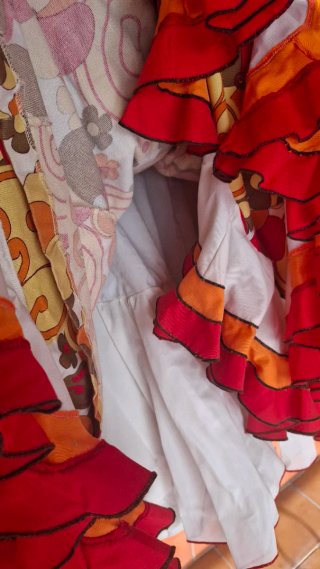 Vestido Gitana Hecho a Mano con torera compañera