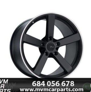 Juego de 4 Llantas 19 Fox MS003 Black Concave BM08