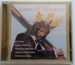 LOTE 2 CD SEMANA SANTA BANDAS CORNETAS Y TAMBORES