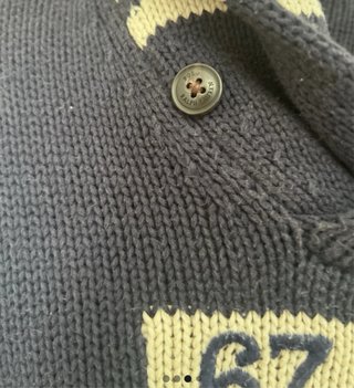 Jersey Polo Ralph Lauren P 67 Azul Marino