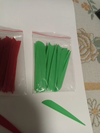 Piumini in silicone per frecce da tiro con l'arco