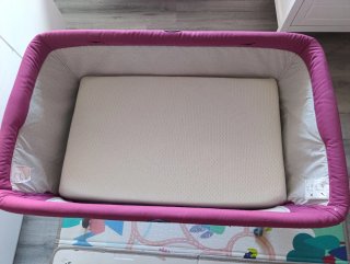 Cuna colecho Chicco rosa