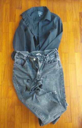 Jeans e camicia H&M 14-15 anni